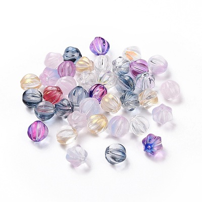 Transparent Glass Beads GLAA-L027-K-M-1