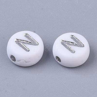 Plating Acrylic Beads X-PACR-R243-04N-1