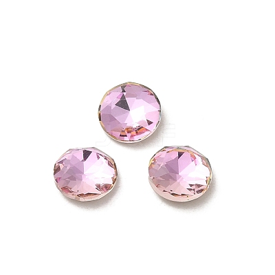 Glass Rhinestone Cabochons RGLA-P037-10A-D223-1