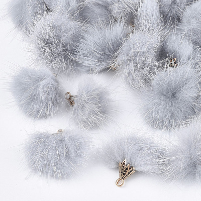 Faux Mink Fur Tassel Pendant Decorations X-FIND-S300-37I-1