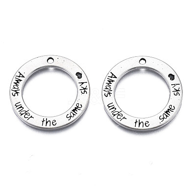 Tibetan Style Alloy Pendants TIBEP-N008-175-1