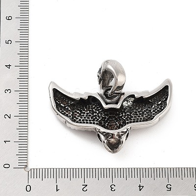 Retro 304 Stainless Steel Pendants STAS-I205-07AS-1