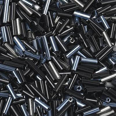 Glass Round Bugle Beads SEED-XCP0001-47E-1