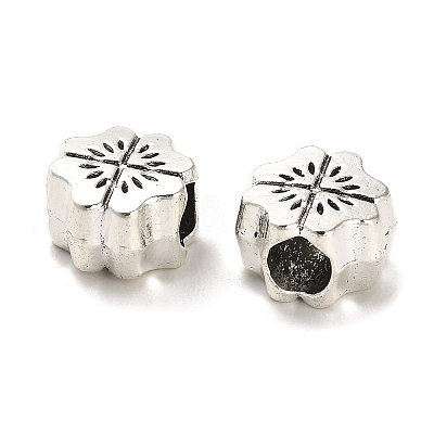 Tibetan Style Alloy European Beads PALLOY-K019-03I-AS-1