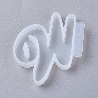 Letter DIY Silicone Molds DIY-I034-08W-1