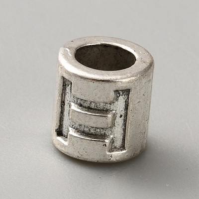 Tibetan Style Zinc Alloy European Beads FIND-WH20016-20AS-05-1