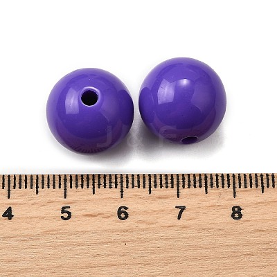 Opaque Acrylic Beads MACR-S370-C16mm-31-1
