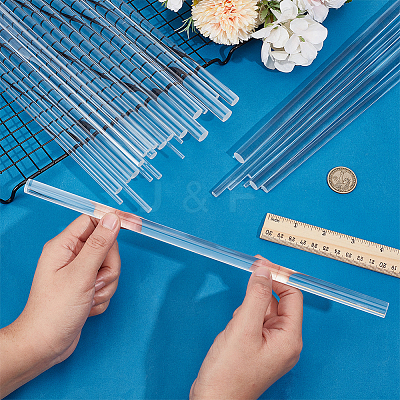 35Pcs 7 Styles Acrylic Dowel Rods AJEW-OC0014-11-1