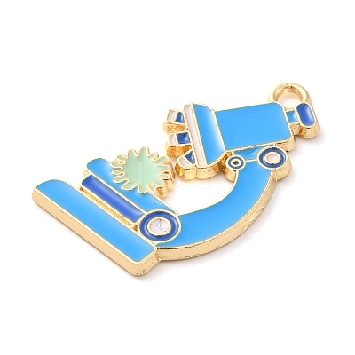 Alloy Enamel Pendants ENAM-R146-03C-1