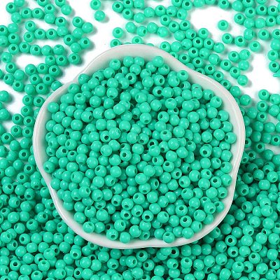 Opaque Acrylic Beads SACR-A007-01A-10-1