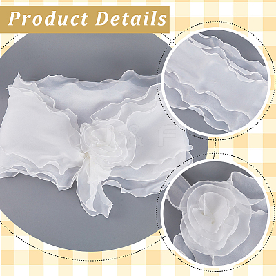 Chiffon Shawl AJEW-WH20054-037A-1