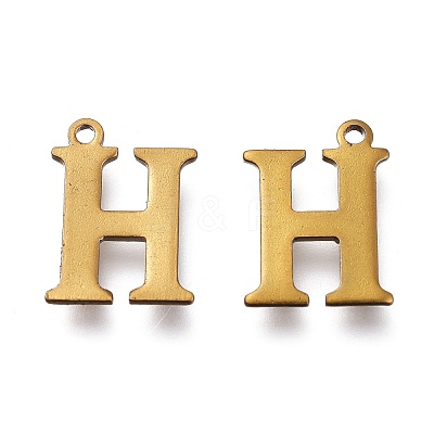 PVD Vacuum Plating  304 Stainless Steel Charms STAS-H112-H-AB-1