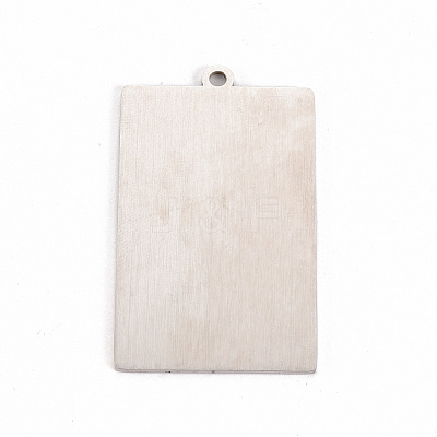 Non-Tarnish 201 Stainless Steel Pendants STAS-S105-LA211-8-1