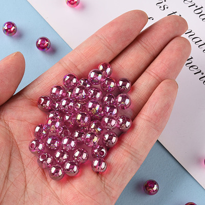 Transparent Acrylic Beads MACR-S370-B8mm-706-1