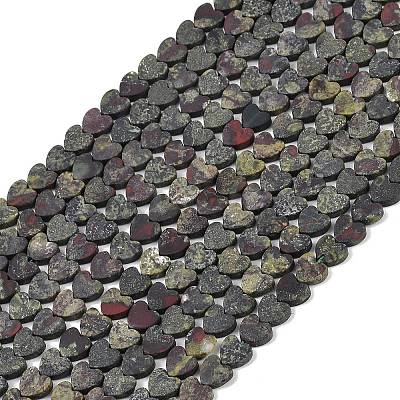 Natural Dragon Blood Beads Strands G-A272-A02-01-1