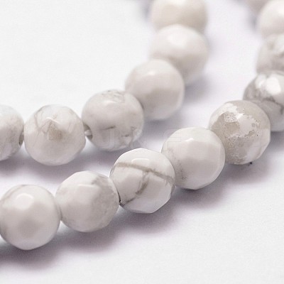 Natural Howlite Beads Strands G-D840-44-4mm-1