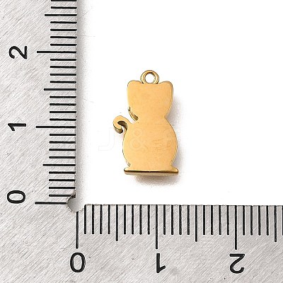 304 Stainless Steel Pendants STAS-Z160-08G-03-1