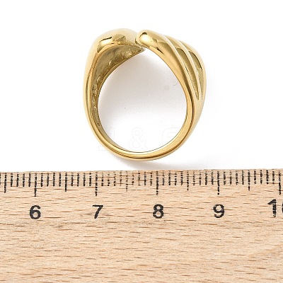 304 Stainless Steel Cuff Rings RJEW-P177-01E-G-1