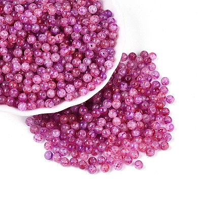 Baking Paint Glass Beads DGLA-T005-01A-10-1