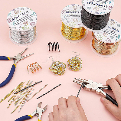 Round Aluminum Wire for Jewelry Making AW-BC0003-17P-1