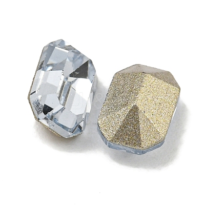 Glass Rhinestone Cabochons RGLA-L029-18A-211-1
