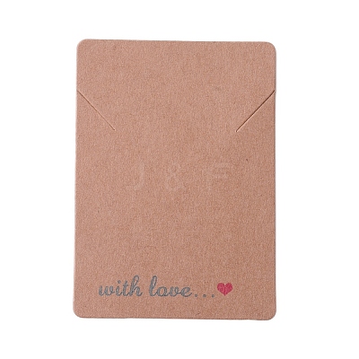 Cardboard Necklace Display Cards CDIS-F002-05A-1
