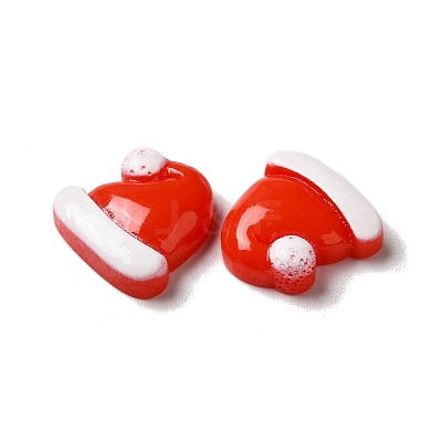 Christmas Opaque Resin Cabochons RESI-K019-27-1