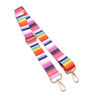 Rainbow Adjustable Polyester Bag Strap FIND-WH0092-34-1