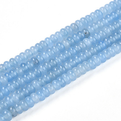 Dyed Natural White Jade Beads Strands G-T139-57A-05-1