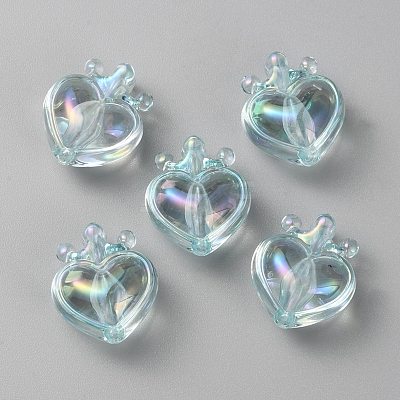 Transparent Acrylic Beads MACR-WH0010-06A-1