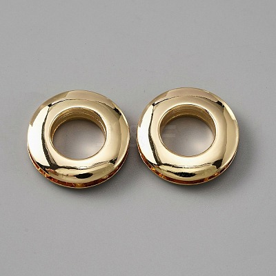 Alloy Grommet Eyelet Findings FIND-WH0145-25B-KCG-1