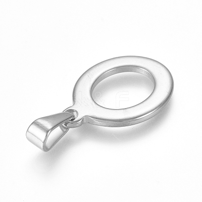 Tarnish Resistant 304 Stainless Steel Pendants X-STAS-F106-95P-O-01-1