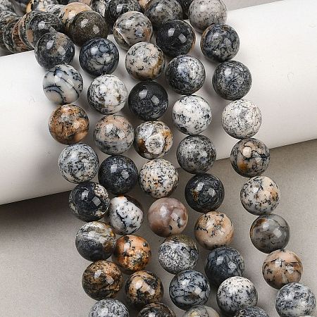 Natural Black African Opal Bead Strands G-H351-A01-01-1