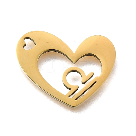 201 Stainless Steel Pendants STAS-A116-01G-07-1