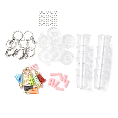 DIY Miniature Drink Cup Shape Keychain DIY-FP0001-62-1