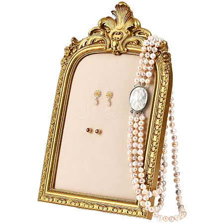 1Pc TPR Covered with Velvet Necklace Display Photo Frames NDIS-SP0001-04A-1