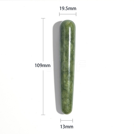 Natural Xiuyan Jade Massage Sticks PW-WG74143-01-1