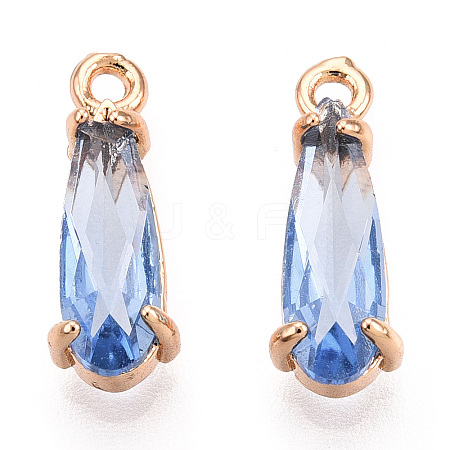 Faceted Glass Pendants X1-GLAA-T010-004D-1