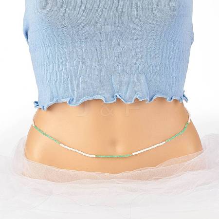 Glass Seed Waist Beads NJEW-C00019-01-1