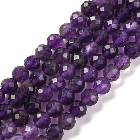 Natural Amethyst Beads Strands X-G-F770-C07-02A-1