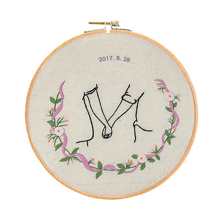 Embroidery Starter Kits DIY-P077-033-1