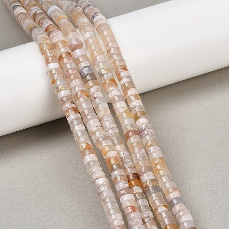 Natural Cherry Blossom Agate Beads Strands G-U029-C01-1