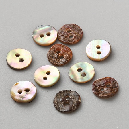 Natural Shell Buttons LS-BUTT-WH0024-041A-1
