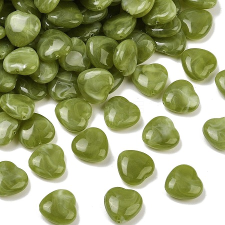 Opaque Acrylic Beads MACR-C037-05B-1