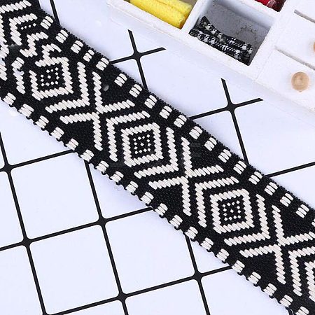 Ethnic Style Polyester Ribbon OCOR-WH0047-27-1