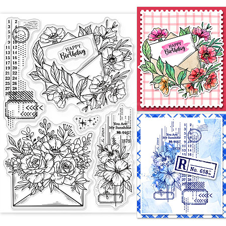 Custom PVC Plastic Clear Stamps DIY-WH0448-0530-1