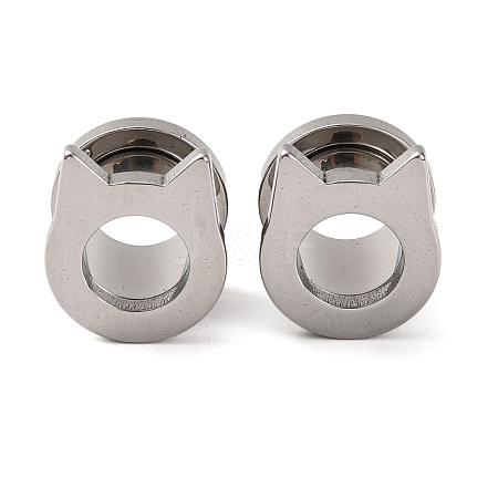 Non-Tarnish 304 Stainless Steel Ear Plugs Gauges AJEW-B029-04-1