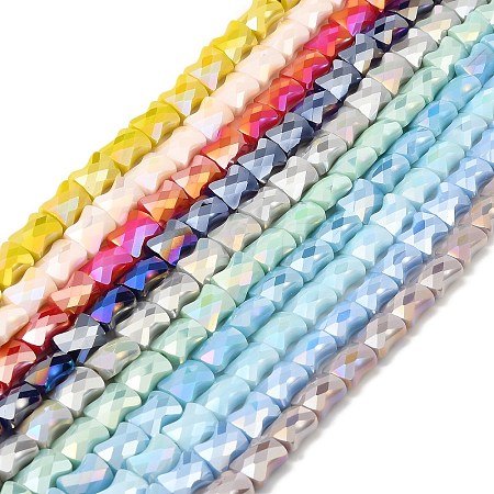 AB Color Plate Glass Beads Strands EGLA-P051-06A-B-1