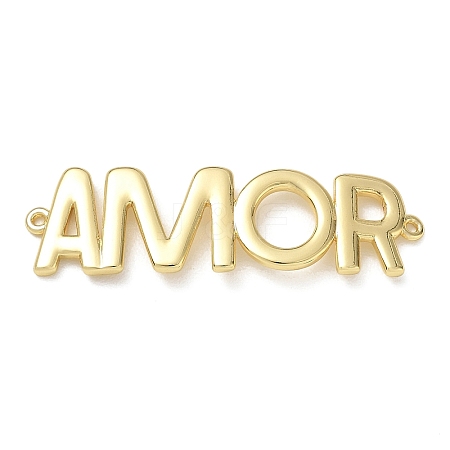 Brass Connector Charms KK-CBAE532-01G-G-1