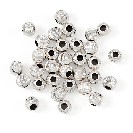 50Pcs 925 Sterling Silver Beads STER-TA0001-08-1